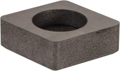 Made in USA - 1/2" Inscribed Circle, Diamond (Shape) Shim for Indexables - Carbide, 3/16" Thick, MCN Shim Style, Negative Rake - Eagle Tool & Supply