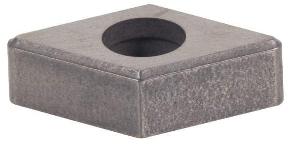 Made in USA - 1/2" Inscribed Circle, Diamond (Shape) Shim for Indexables - Carbide, 1/8" Thick, MDN Shim Style, Negative Rake - Eagle Tool & Supply