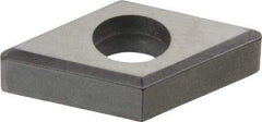 Made in USA - 1/2" Inscribed Circle, Diamond (Shape) Shim for Indexables - Carbide, 3/16" Thick, MDN Shim Style, Negative Rake - Eagle Tool & Supply