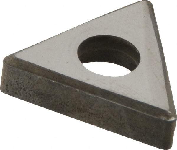 Made in USA - 1/2" Inscribed Circle, Triangle Interchangeable Head Shim for Indexables - Carbide, 3/16" Thick, SM Shim Style, Negative Rake, Left Hand, Right Hand Cut - Eagle Tool & Supply