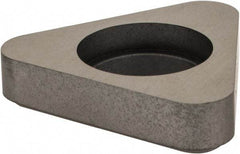 Made in USA - 5/8" Inscribed Circle, Triangle Shim for Indexables - Carbide, 3/16" Thick, TSN Shim Style, Negative Rake - Eagle Tool & Supply