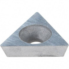 Made in USA - 3/8" Inscribed Circle, Triangle Shim for Indexables - Carbide, 1/8" Thick, SM Shim Style, Positive Rake - Eagle Tool & Supply