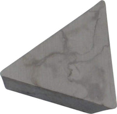 Made in USA - 3/8" Inscribed Circle, Triangle, CBT Chipbreaker for Indexables - 0.094" Thick, 0.129" Effective Width, Carbide - Eagle Tool & Supply
