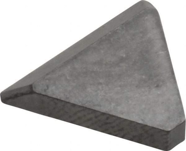 Made in USA - 3/8" Inscribed Circle, Triangle, CBT Chipbreaker for Indexables - 0.094" Thick, 0.057" Effective Width, Carbide - Eagle Tool & Supply