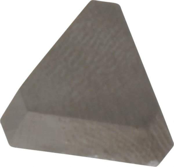 Made in USA - 3/8" Inscribed Circle, Triangle, CBT Chipbreaker for Indexables - 0.094" Thick, 0.081" Effective Width, Carbide - Eagle Tool & Supply