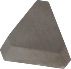 Made in USA - 3/8" Inscribed Circle, Triangle, CBT Chipbreaker for Indexables - 0.094" Thick, 0.081" Effective Width, Carbide - Eagle Tool & Supply