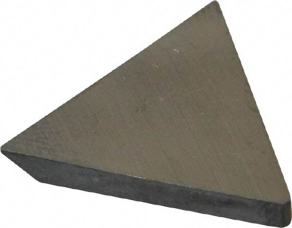 Made in USA - 1/2" Inscribed Circle, Triangle, CBT Chipbreaker for Indexables - 0.094" Thick, 0.054" Effective Width, Carbide - Eagle Tool & Supply