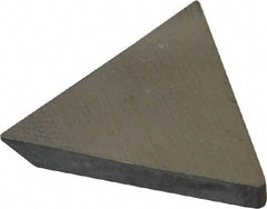 Made in USA - 1/2" Inscribed Circle, Triangle, CBT Chipbreaker for Indexables - 0.094" Thick, 0.054" Effective Width, Carbide - Eagle Tool & Supply