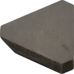 Made in USA - 3/8" Inscribed Circle, Triangle, T Chipbreaker for Indexables - Left Hand, Right Hand Cut, 0.094" Thick, 0.071" Effective Width, Carbide - Eagle Tool & Supply