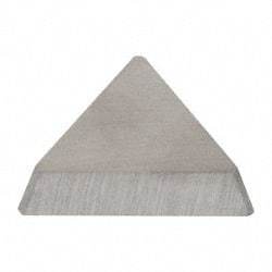 Made in USA - 1/2" Inscribed Circle, Triangle, T Chipbreaker for Indexables - Left Hand, Right Hand Cut, 0.094" Thick, 0.131" Effective Width, Carbide - Eagle Tool & Supply