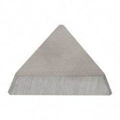 Made in USA - 1/2" Inscribed Circle, Triangle, T Chipbreaker for Indexables - Left Hand, Right Hand Cut, 0.094" Thick, 0.131" Effective Width, Carbide - Eagle Tool & Supply