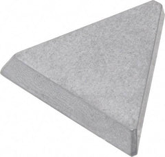 Made in USA - 5/8" Inscribed Circle, Triangle, T Chipbreaker for Indexables - Left Hand, Right Hand Cut, 0.094" Thick, 0.141" Effective Width, Carbide - Eagle Tool & Supply