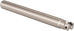 Seco - 14mm Cutting Diam, 12mm Shank Diam, 0.32mm Max Depth of Cut, Straight Shank Indexable Copy End Mill - 2 Inserts, LPHT Insert, R217.21 Toolholder - Eagle Tool & Supply