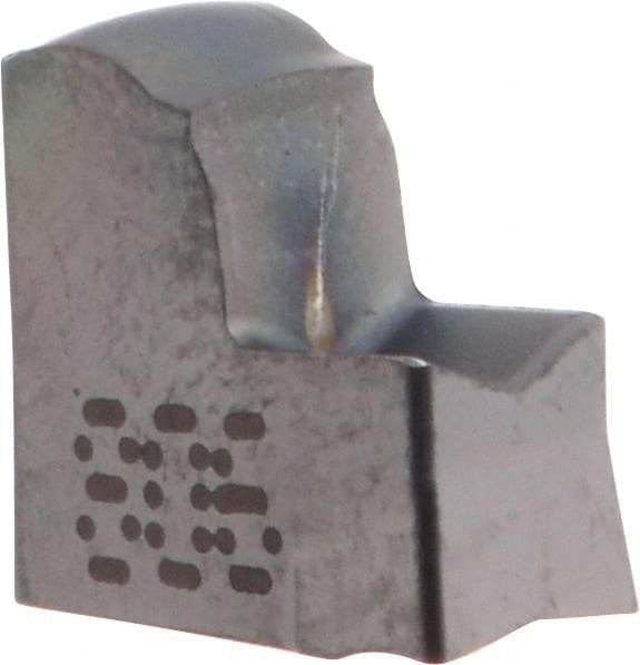 Iscar - TAG4 IC908 Grade, 0.1575" Cutting Width, Carbide Cutoff Insert - Neutral Lead Angle, 0.0094" Cnr Rad, TiAlN Coated, Single End - Eagle Tool & Supply