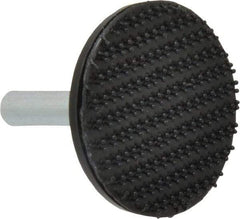 3M - 1-1/2" Diam Hook & Loop Disc Backing Pad - 1/4" Shank Diam, Firm Density, 25,000 RPM - Eagle Tool & Supply