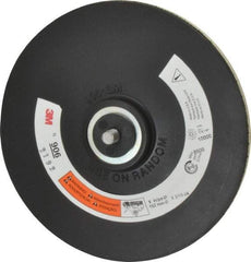 3M - 6" Diam Hook & Loop Disc Backing Pad - Medium Density, 8,500 RPM - Eagle Tool & Supply