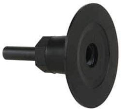 3M - 1/4" Shank Diam Unitized Deburring Wheel Backing Pad - 1/2" Diam, 25000 Max RPM - Eagle Tool & Supply