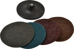 3M - 5 Piece, 4-1/2" Disc Diam, Abrasive Disc Kit - Nonwoven - Eagle Tool & Supply