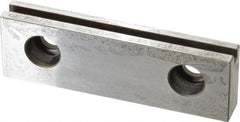 Kurt - 3 Piece Vise Jaw Plate - Steel, 3.969" Long, 0.547" Wide, 1.235" High - Eagle Tool & Supply