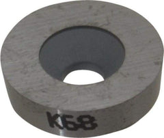 Kennametal - RD452 P Grade K68 Carbide Turning Insert - Uncoated, Round, 1/2" Inscr Circle, 17/64 Thick - Eagle Tool & Supply