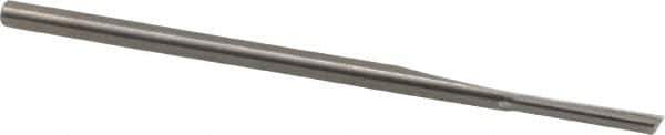 Onsrud - 1/8" Diam, 1/8" Shank Diam, 5/8" Length of Cut, 1 Flute Single Edge Straight Router Bit - 3" Overall Length, Right Hand Cut, Solid Carbide - Eagle Tool & Supply