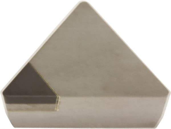Sumitomo - TPG432 Grade BN2000 PCBN Turning Insert - Uncoated, 60° Triangle, 1/2" Inscr Circle, 3/16" Thick, 1/32" Corner Radius - Eagle Tool & Supply