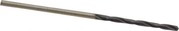Chicago-Latrobe - 1/16" 135° High Speed Steel Jobber Drill - TiAlN Finish, Right Hand Cut, Spiral Flute, Straight Shank, 1-7/8" OAL, Split Point - Eagle Tool & Supply