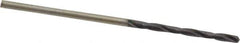 Chicago-Latrobe - 1/16" 135° High Speed Steel Jobber Drill - TiAlN Finish, Right Hand Cut, Spiral Flute, Straight Shank, 1-7/8" OAL, Split Point - Eagle Tool & Supply