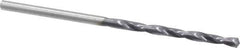 Chicago-Latrobe - 3/32" 135° High Speed Steel Jobber Drill - TiAlN Finish, Right Hand Cut, Spiral Flute, Straight Shank, 2-1/4" OAL, Split Point - Eagle Tool & Supply
