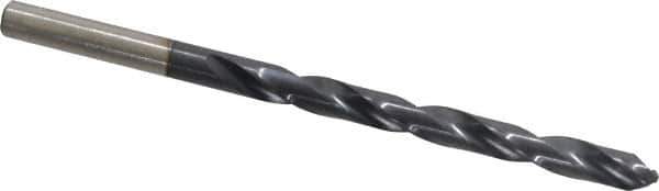 Chicago-Latrobe - 7/32" 135° High Speed Steel Jobber Drill - TiAlN Finish, Right Hand Cut, Spiral Flute, Straight Shank, 3-3/4" OAL, Split Point - Eagle Tool & Supply