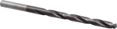 Chicago-Latrobe - 15/64" 135° High Speed Steel Jobber Drill - TiAlN Finish, Right Hand Cut, Spiral Flute, Straight Shank, 3-7/8" OAL, Split Point - Eagle Tool & Supply