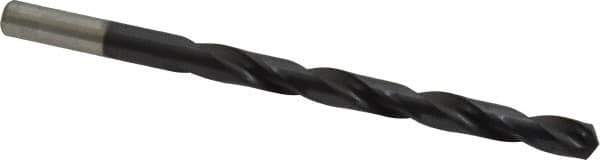 Chicago-Latrobe - Letter E (1/4) 135° High Speed Steel Jobber Drill - TiAlN Finish, Right Hand Cut, Spiral Flute, Straight Shank, 4" OAL, Split Point - Eagle Tool & Supply