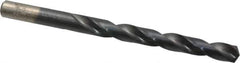 Chicago-Latrobe - 21/64" 135° High Speed Steel Jobber Drill - TiAlN Finish, Right Hand Cut, Spiral Flute, Straight Shank, 4-5/8" OAL, Split Point - Eagle Tool & Supply