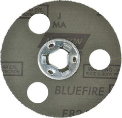 Norton - 5" Diam 24 Grit Fiber Disc - Very Coarse Grade, Zirconia Alumina, 13,000 Max RPM, Series F826 - Eagle Tool & Supply