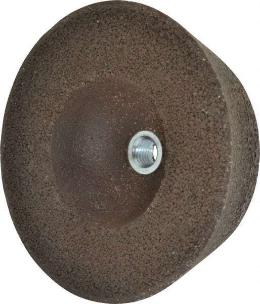 Norton - 6" Diam, 2" Overall Thickness, 14 Grit, Type 11 Tool & Cutter Grinding Wheel - Very Coarse Grade, Zirconia Alumina, R Hardness, 6,000 RPM - Eagle Tool & Supply