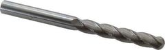 OSG - 1/2" Diam, 3" LOC, 4 Flute Solid Carbide Ball End Mill - Uncoated, Single End, 6" OAL, 1/2" Shank Diam, Spiral Flute - Eagle Tool & Supply