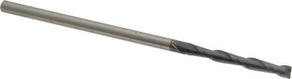 OSG - 1/8", 1" LOC, 1/8" Shank Diam, 3" OAL, 2 Flute, Solid Carbide Square End Mill - Single End, TiAlN Finish, Spiral Flute, 30° Helix, Centercutting, Right Hand Cut, Right Hand Flute, Series 482 - Eagle Tool & Supply