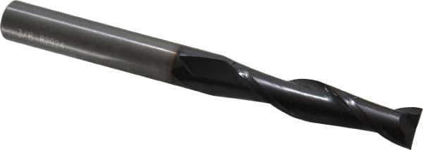 OSG - 3/8", 1-3/4" LOC, 3/8" Shank Diam, 4" OAL, 2 Flute, Solid Carbide Square End Mill - Single End, TiAlN Finish, Spiral Flute, 30° Helix, Centercutting, Right Hand Cut, Right Hand Flute, Series 482 - Eagle Tool & Supply