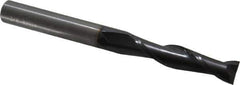 OSG - 3/8", 1-3/4" LOC, 3/8" Shank Diam, 4" OAL, 2 Flute, Solid Carbide Square End Mill - Single End, TiAlN Finish, Spiral Flute, 30° Helix, Centercutting, Right Hand Cut, Right Hand Flute, Series 482 - Eagle Tool & Supply