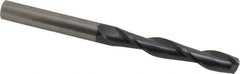 OSG - 1/2", 3" LOC, 1/2" Shank Diam, 6" OAL, 2 Flute, Solid Carbide Square End Mill - Single End, TiAlN Finish, Spiral Flute, 30° Helix, Centercutting, Right Hand Cut, Right Hand Flute, Series 482 - Eagle Tool & Supply