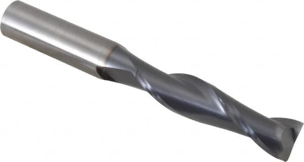 OSG - 3/4", 3" LOC, 3/4" Shank Diam, 6" OAL, 2 Flute, Solid Carbide Square End Mill - Eagle Tool & Supply