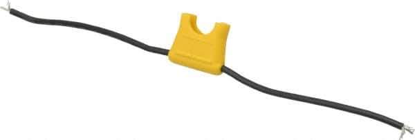 Ferraz Shawmut - 20 Amp AF Yellow Automotive Fuse Holder - 32 Volt, Black #16 Wire - Eagle Tool & Supply