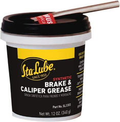 CRC - 12 oz Tub Synthetic High Temperature Grease - Black, High Temperature, 450°F Max Temp, NLGIG 2, - Eagle Tool & Supply