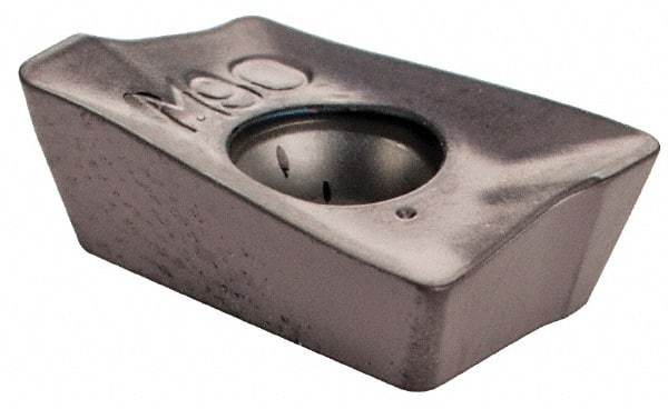 Iscar - APKT1003 Grade IC928 Carbide Milling Insert - TiAlN Finish, 0.14" Thick, 0.5mm Corner Radius - Eagle Tool & Supply