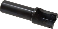 Cutting Tool Technologies - 1" Cut Diam, 0.34" Max Depth of Cut, 3/4" Shank Diam, 3-1/4" OAL, Indexable Square Shoulder Centercutting End Mill - SPEB 322, SPEH 322 Inserts, Flatted Shank, 90° Lead Angle - Eagle Tool & Supply
