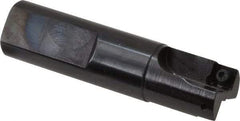 Cutting Tool Technologies - 3/4" Cut Diam, 0.28" Max Depth of Cut, 3/4" Shank Diam, 3.03" OAL, Indexable Square Shoulder End Mill - SPEH 2.522 Inserts, Weldon Shank, 90° Lead Angle - Eagle Tool & Supply