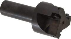 Cutting Tool Technologies - 1-1/2" Cut Diam, 0.34" Max Depth of Cut, 3/4" Shank Diam, 3.28" OAL, Indexable Square Shoulder End Mill - SPEH 332 Inserts, Weldon Shank, 90° Lead Angle - Eagle Tool & Supply