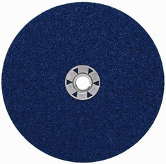 Norton - 7" Diam 36 Grit Fiber Disc - Very Coarse Grade, Zirconia Alumina, 8,600 Max RPM, Series F826 - Eagle Tool & Supply