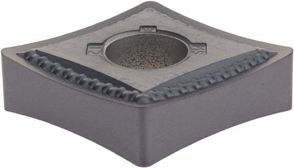 Kennametal - CNMG643 MS Grade KC5025 Carbide Turning Insert - TiAlN Finish, 80° Diamond, 3/4" Inscr Circle, 1/4" Thick, 3/64" Corner Radius - Eagle Tool & Supply