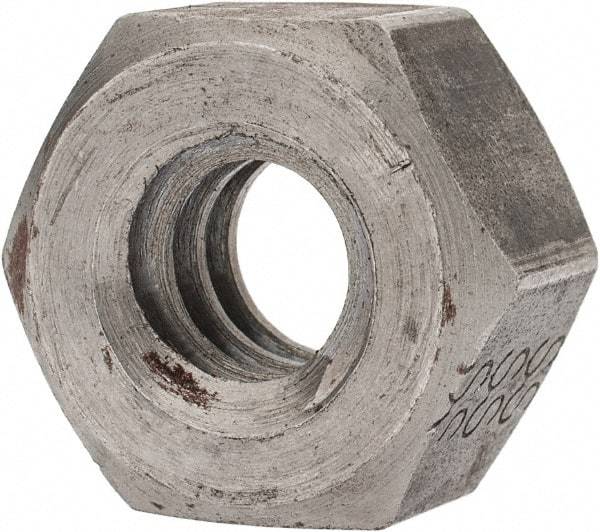 Keystone Threaded Products - 1/2-8 Acme Steel Left Hand Hex Nut - 7/8" Across Flats, 31/64" High, 2G Class of Fit - Eagle Tool & Supply